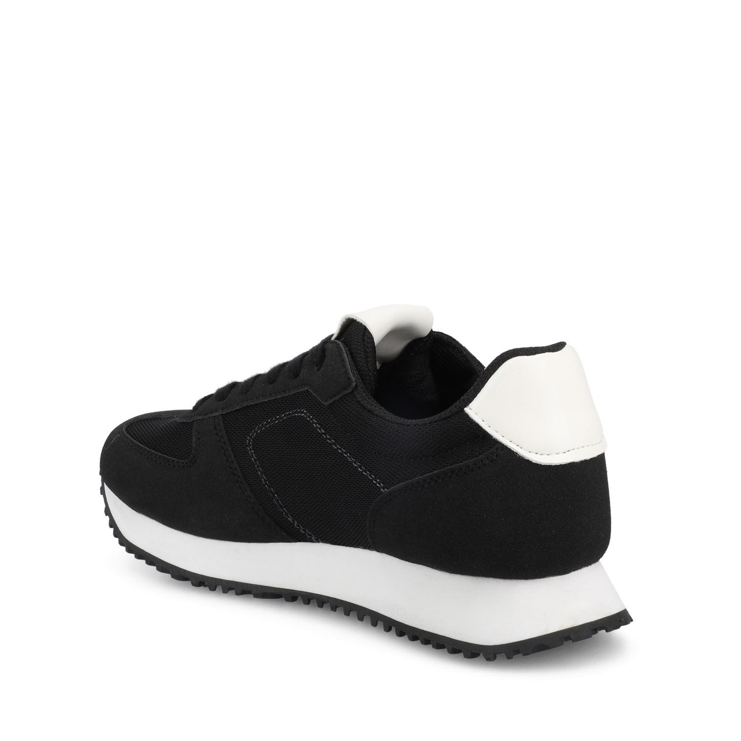 FLOW CASUAL LACE UP SNEAKERS - Black