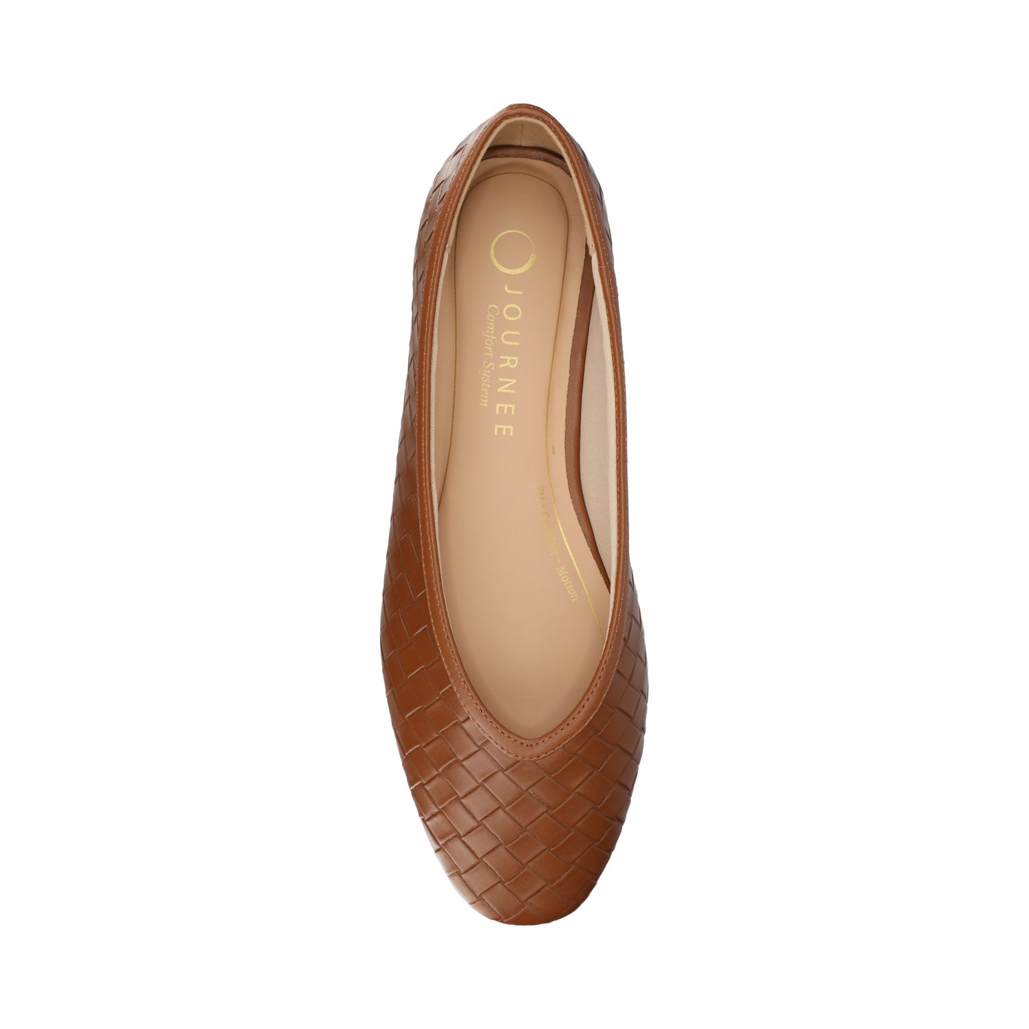 FORTUNE BALLET FLATS - Tan Woven