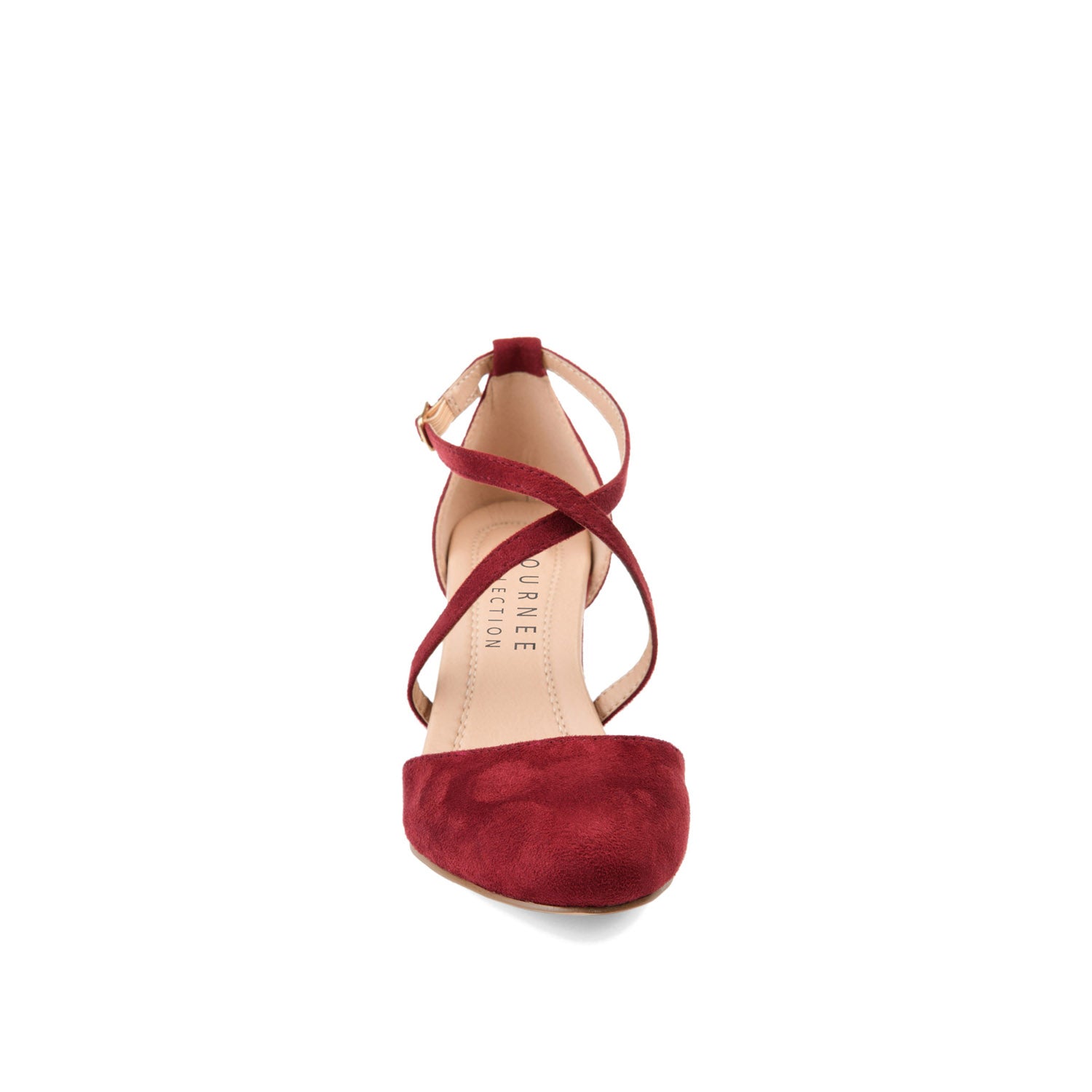 FOSTER D'ORSAY PUMP HEELS IN FAUX SUEDE