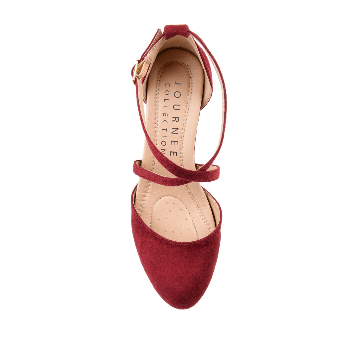FOSTER D'ORSAY PUMP HEELS IN FAUX SUEDE
