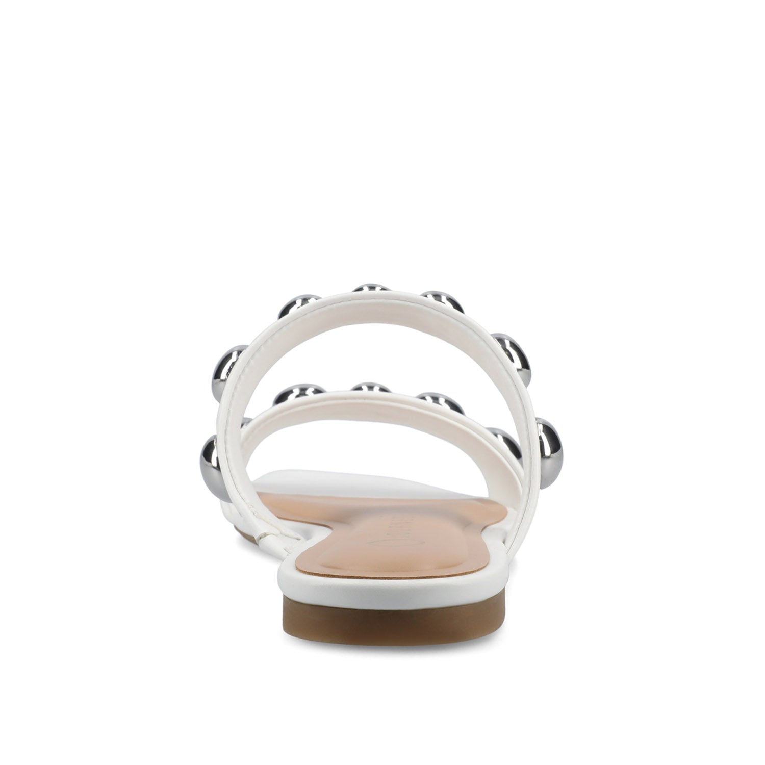 FRIDA SLIP ON SANDALS - White/Silver