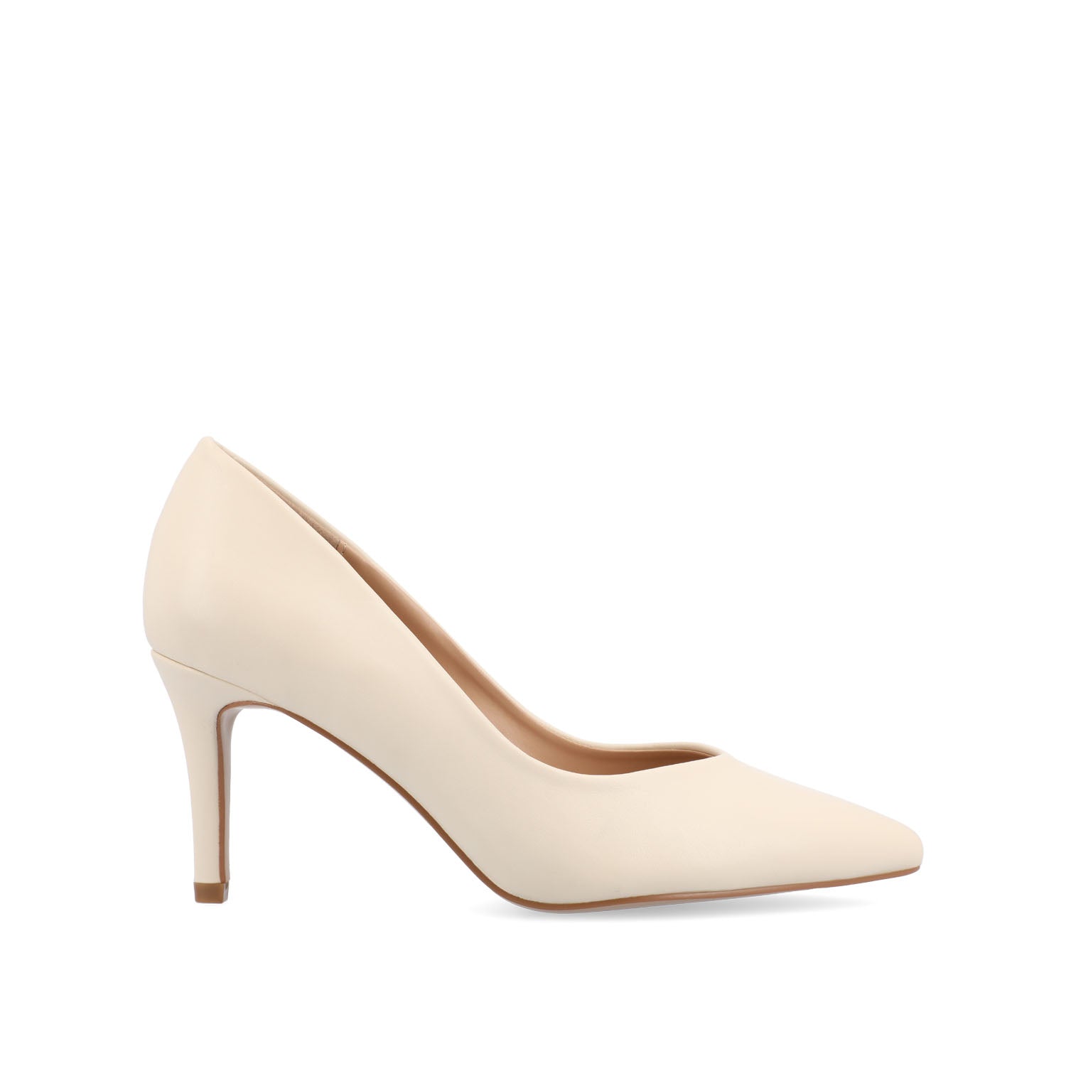 GABRIELLA STILETTO PUMP HEELS IN WARM SHADES - Cream