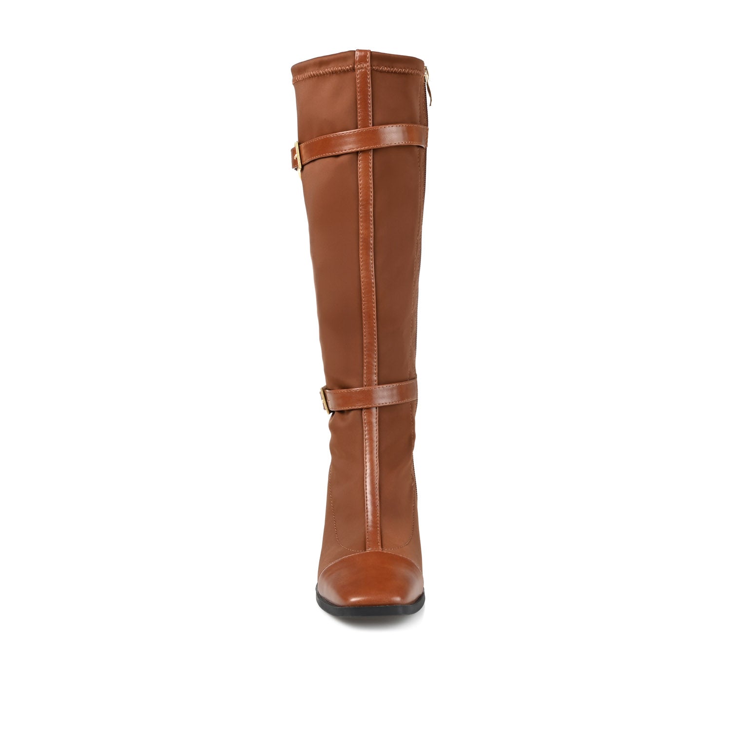 GAIBREE STRETCHY BOOTS IN WIDE CALF - Brown