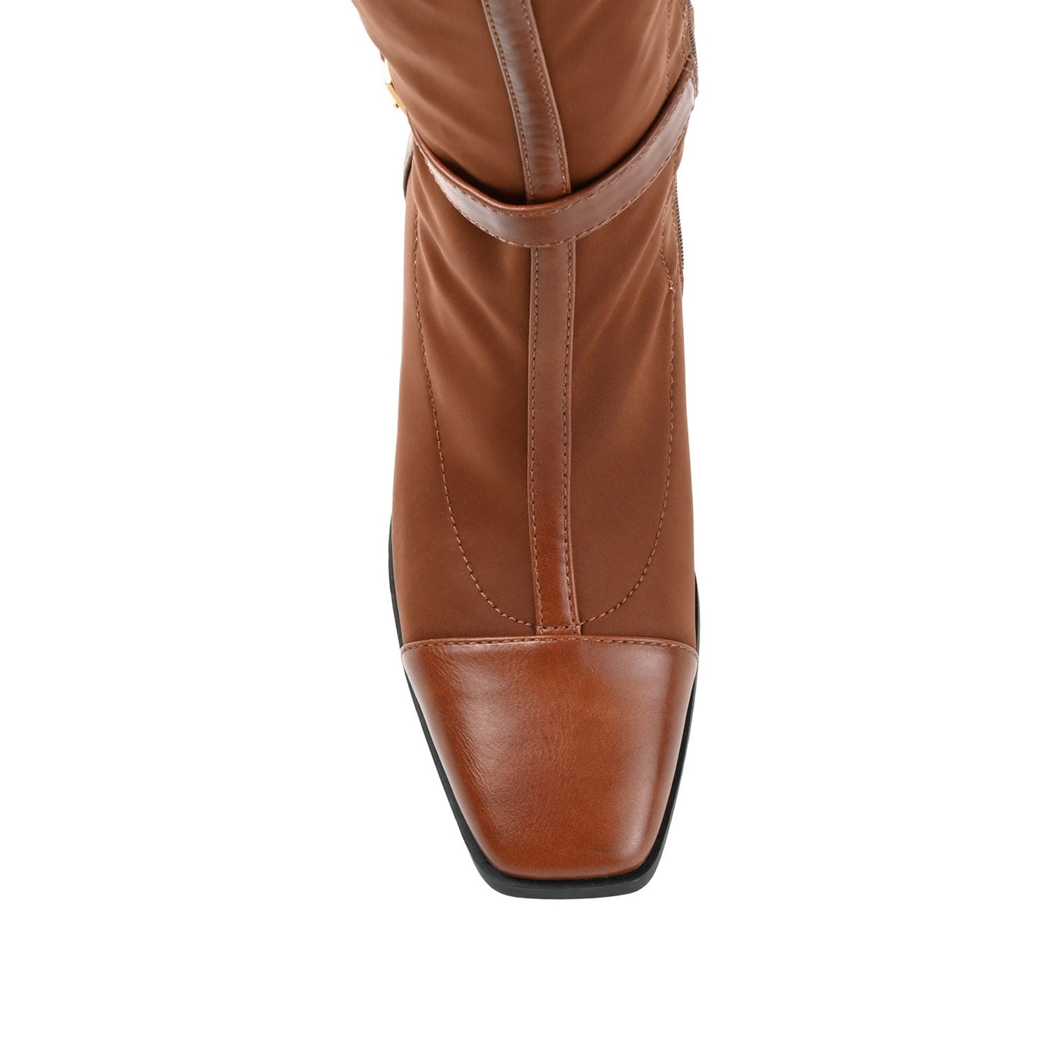 GAIBREE STRETCHY BOOTS IN WIDE CALF - Brown