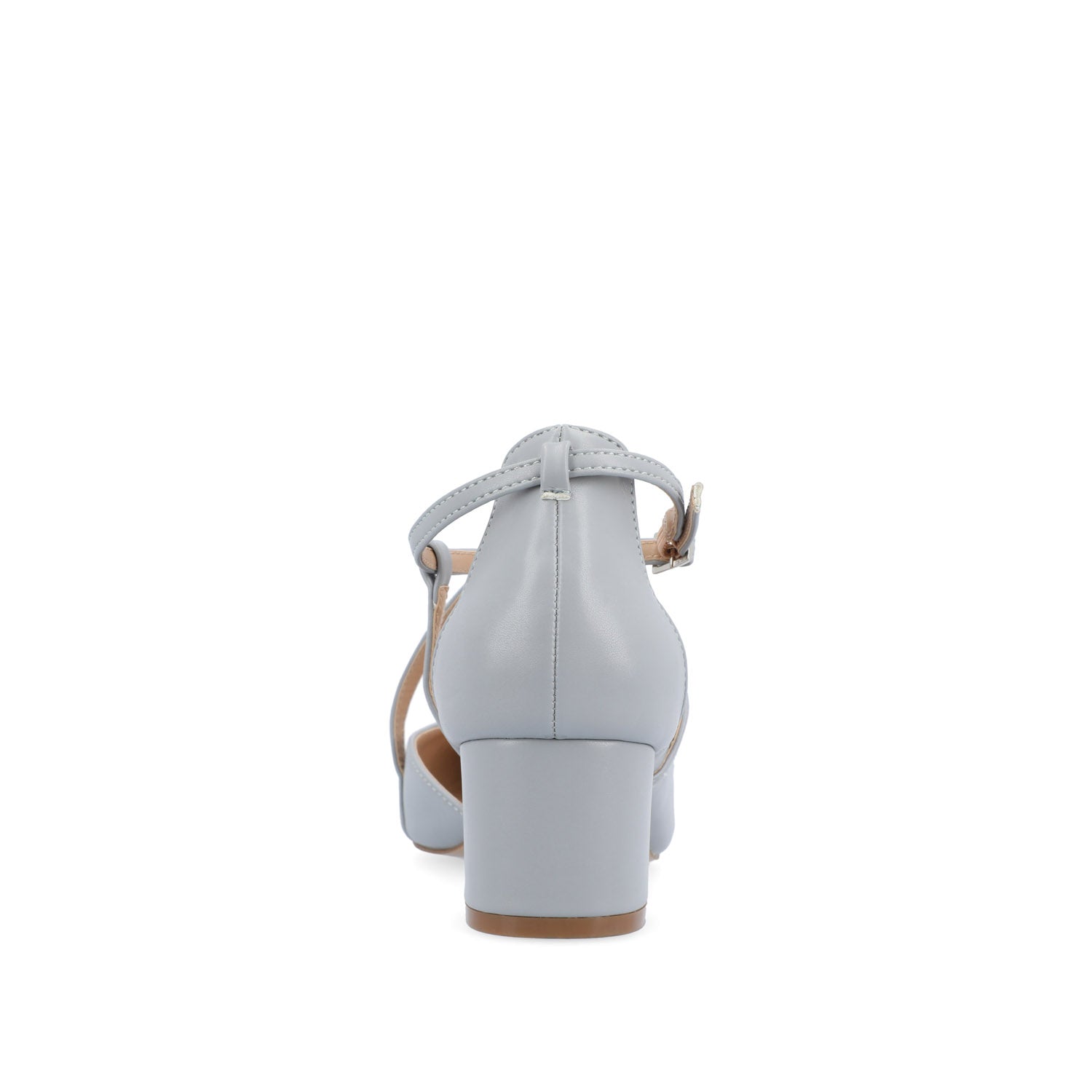 GALVINN LOW BLOCK HEELS IN VEGAN LEATHER