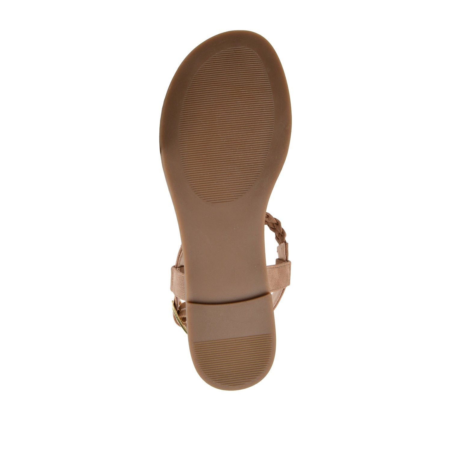 GENEVIVE T-STRAP SANDALS IN VEGAN LEATHER