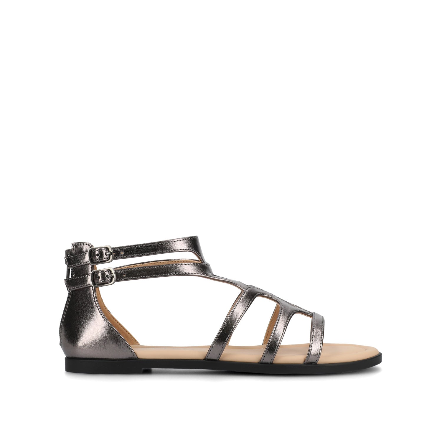 GENNEVA GLADIATOR SANDALS - Pewter PU