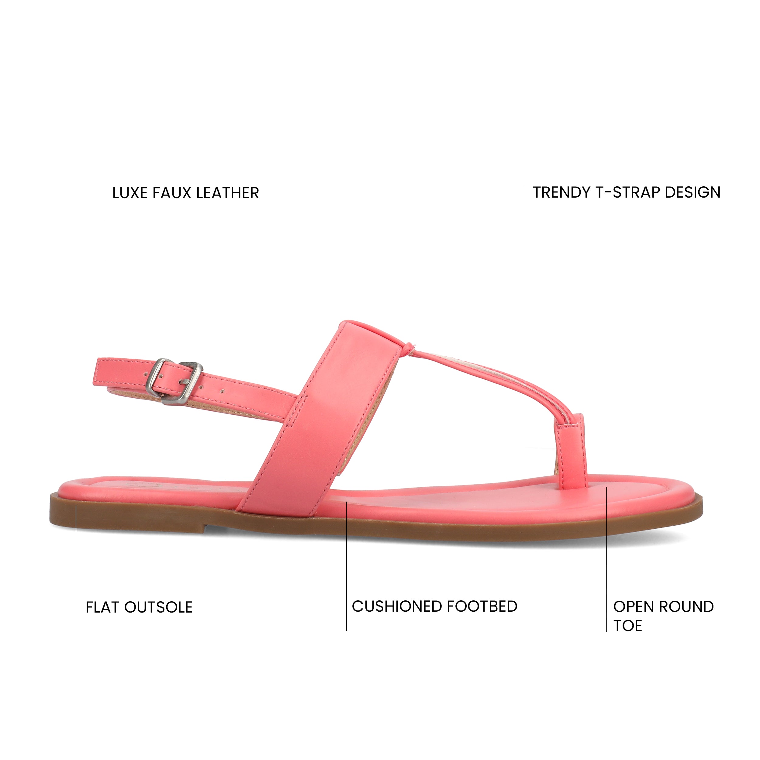 GERRA SANDALS IN VEGAN LEATHER