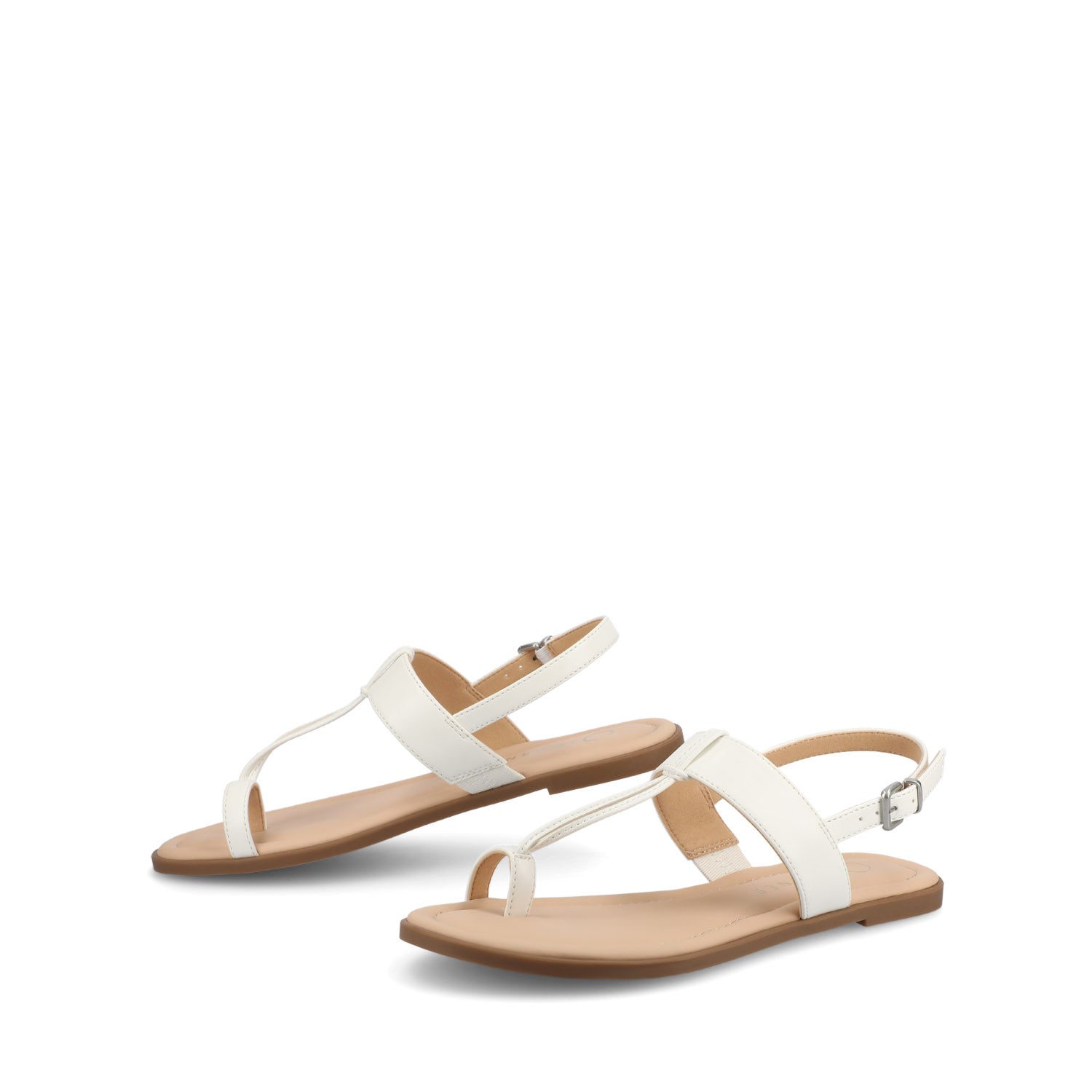 GERRA SANDALS IN VEGAN LEATHER - White PU