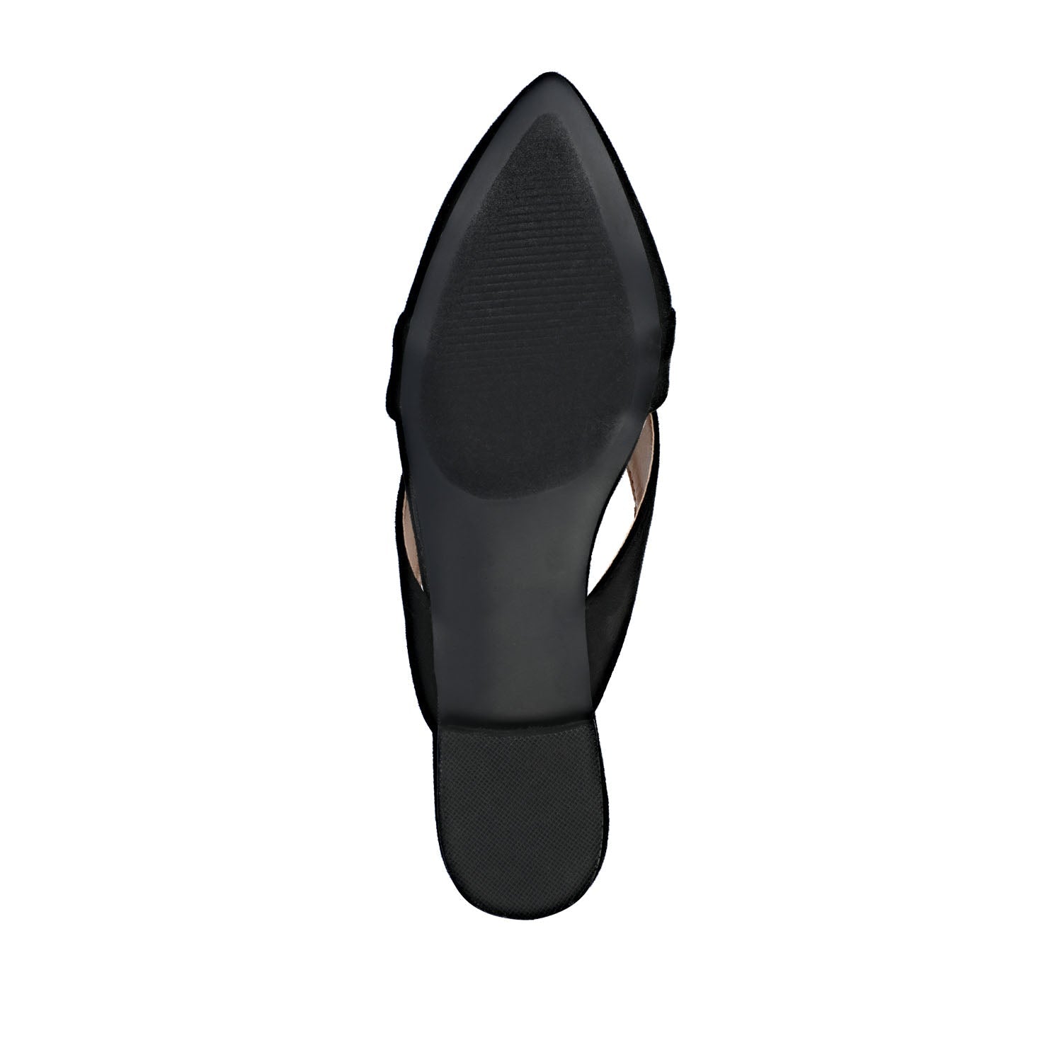 GIADA MULE FLATS IN FAUX SUEDE - Black