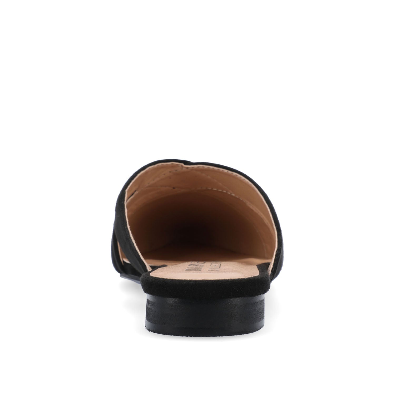 GIADA MULE FLATS IN FAUX SUEDE - Black