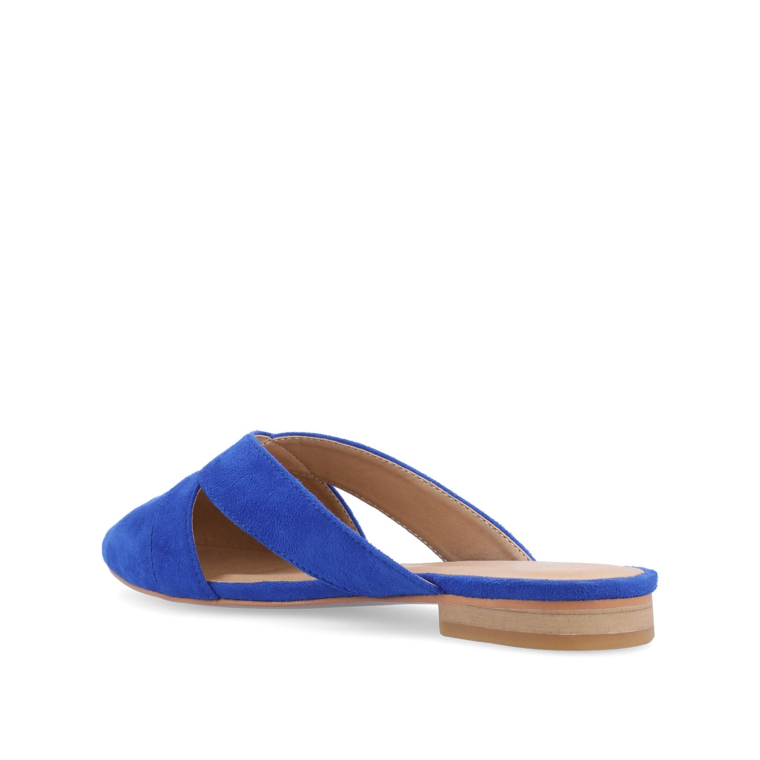 GIADA MULE FLATS IN FAUX SUEDE - Blue