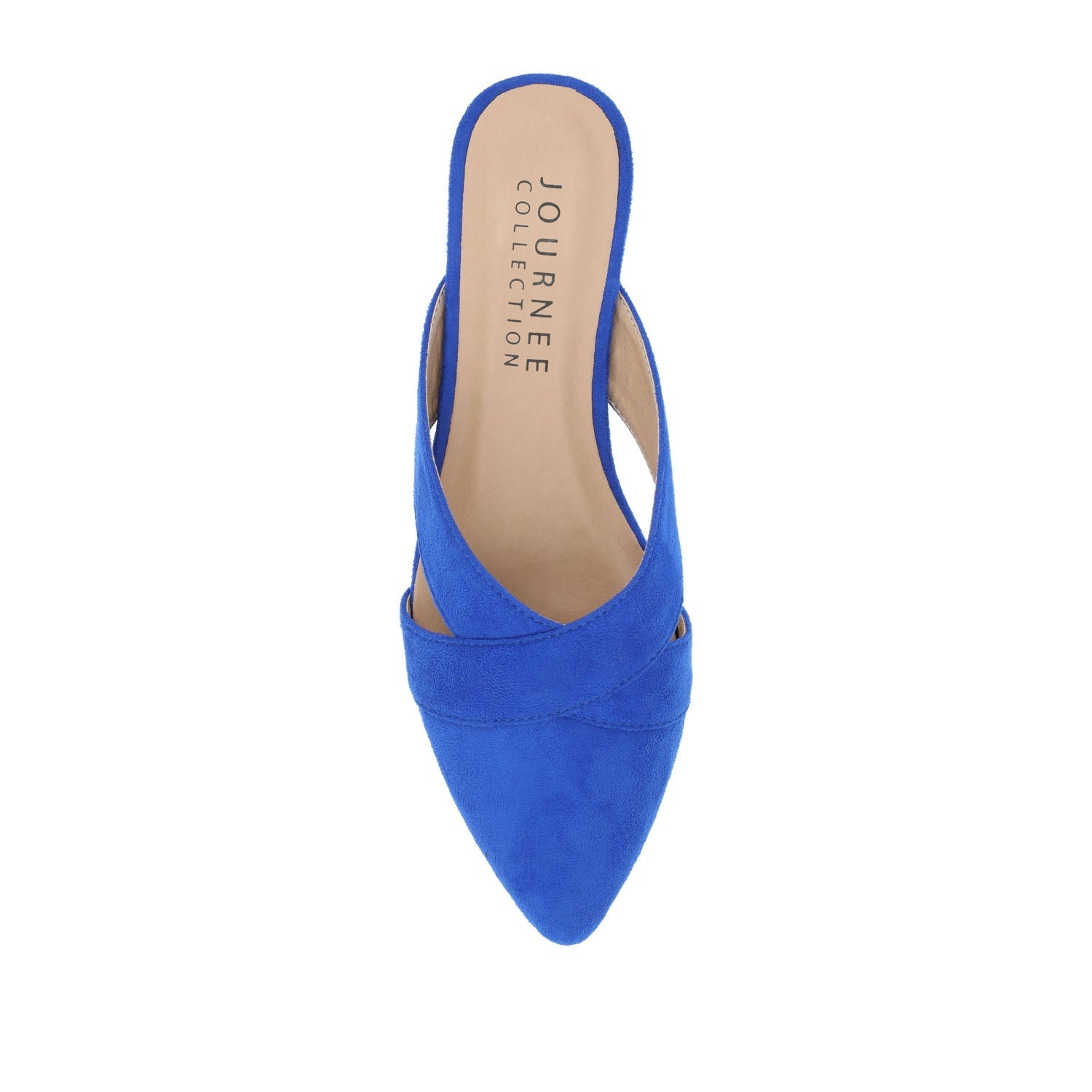 GIADA MULE FLATS IN FAUX SUEDE - Blue
