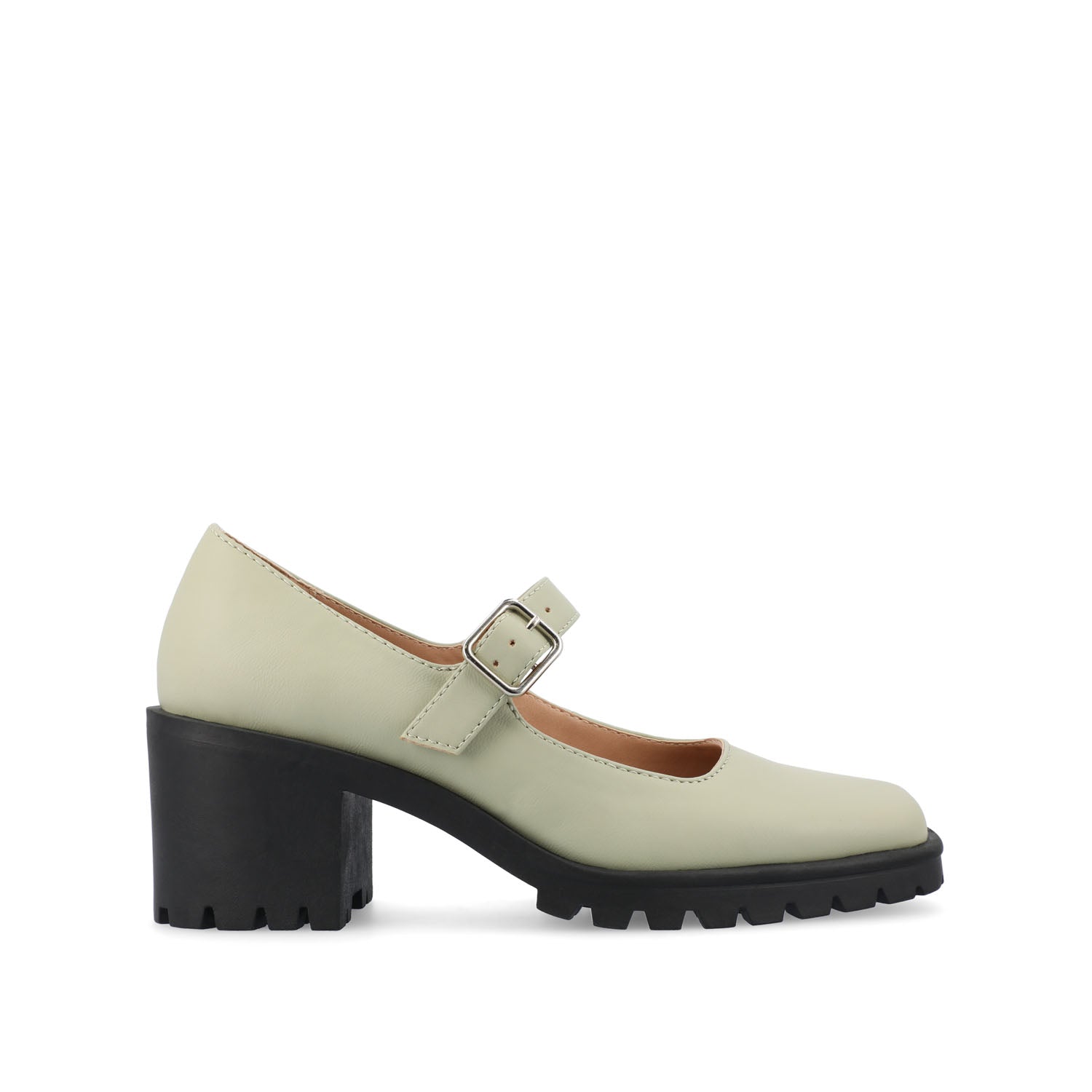 GLADYS MARY JANE HEELS IN VEGAN LEATHER