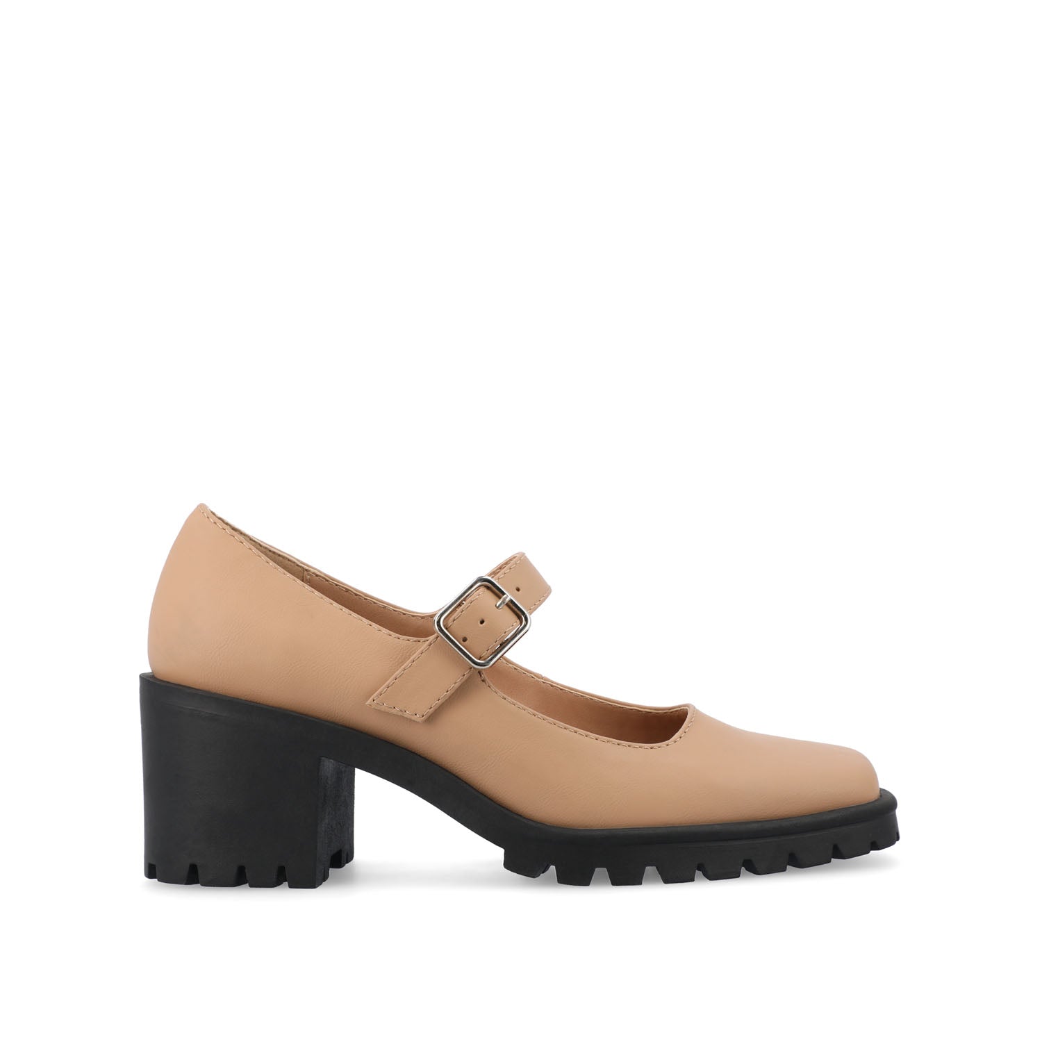 GLADYS MARY JANE HEELS IN VEGAN LEATHER