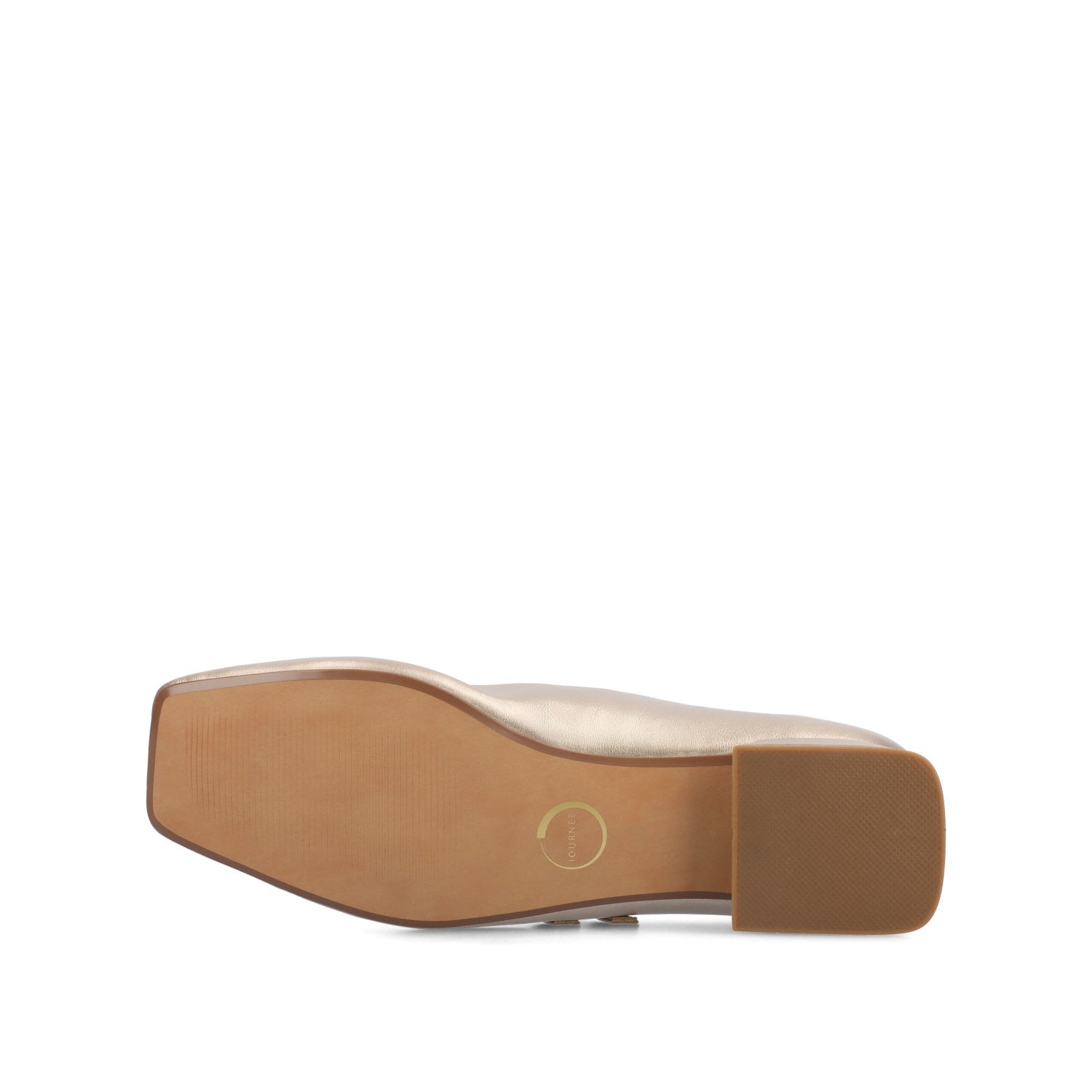 GREDAH MARY JANE DRESS FLATS IN WIDE - Champagne PU