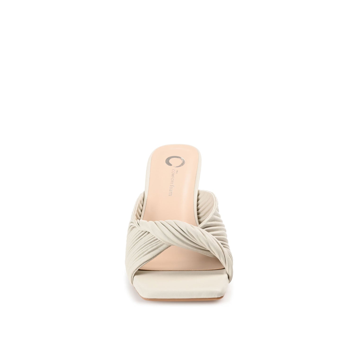 GREER MULE HEELS IN VEGAN LEATHER