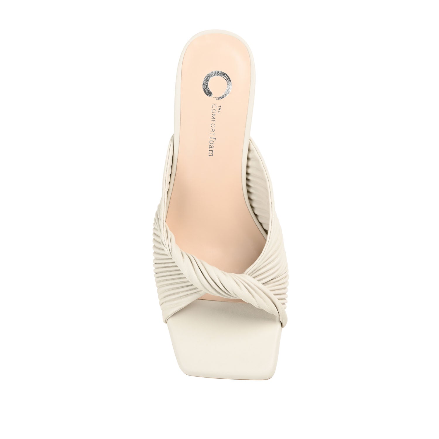 GREER MULE HEELS IN VEGAN LEATHER
