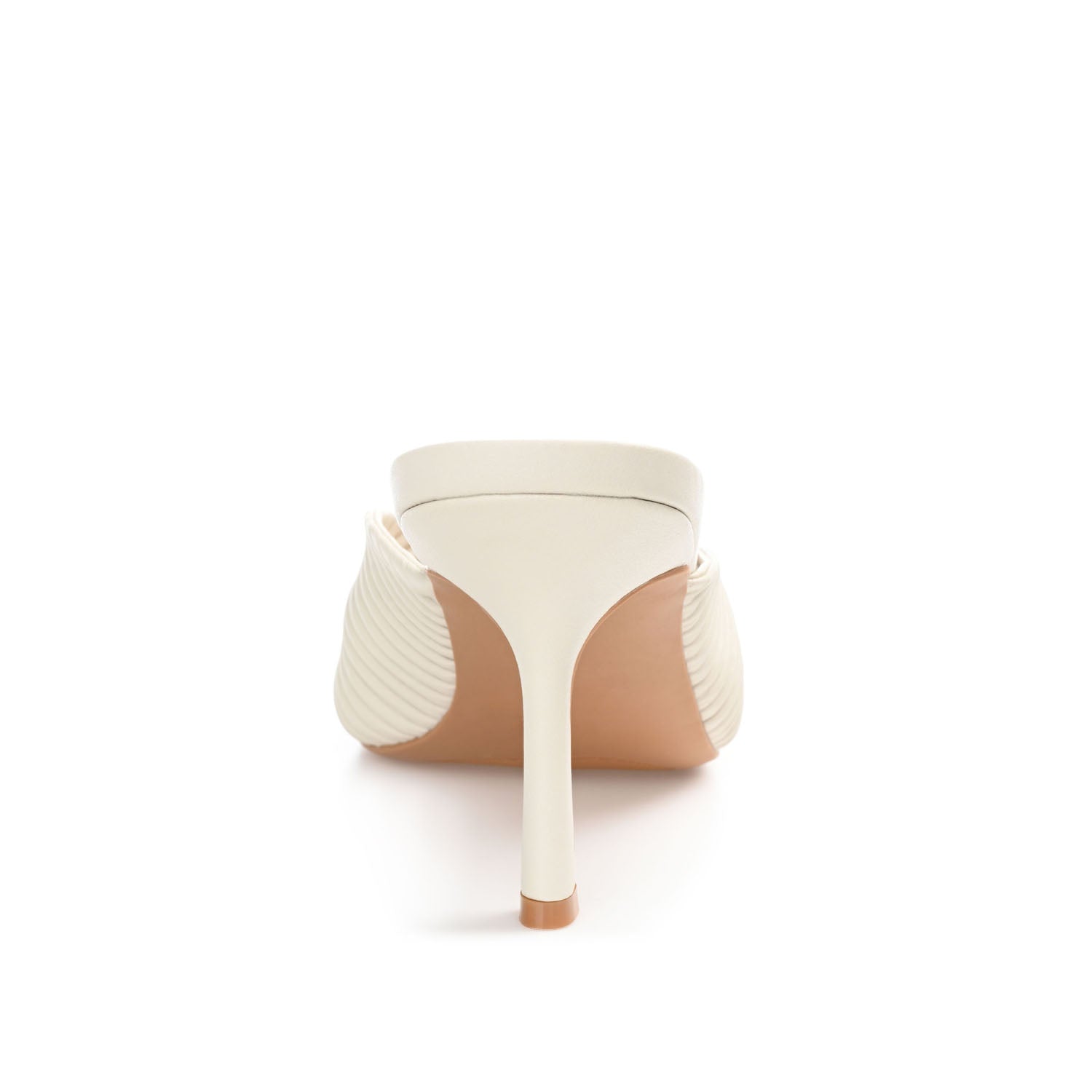 GREER MULE HEELS IN VEGAN LEATHER