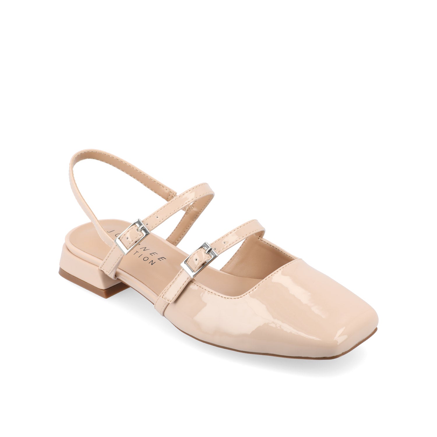 GRETCHENN HEELED FLATS IN PATENT