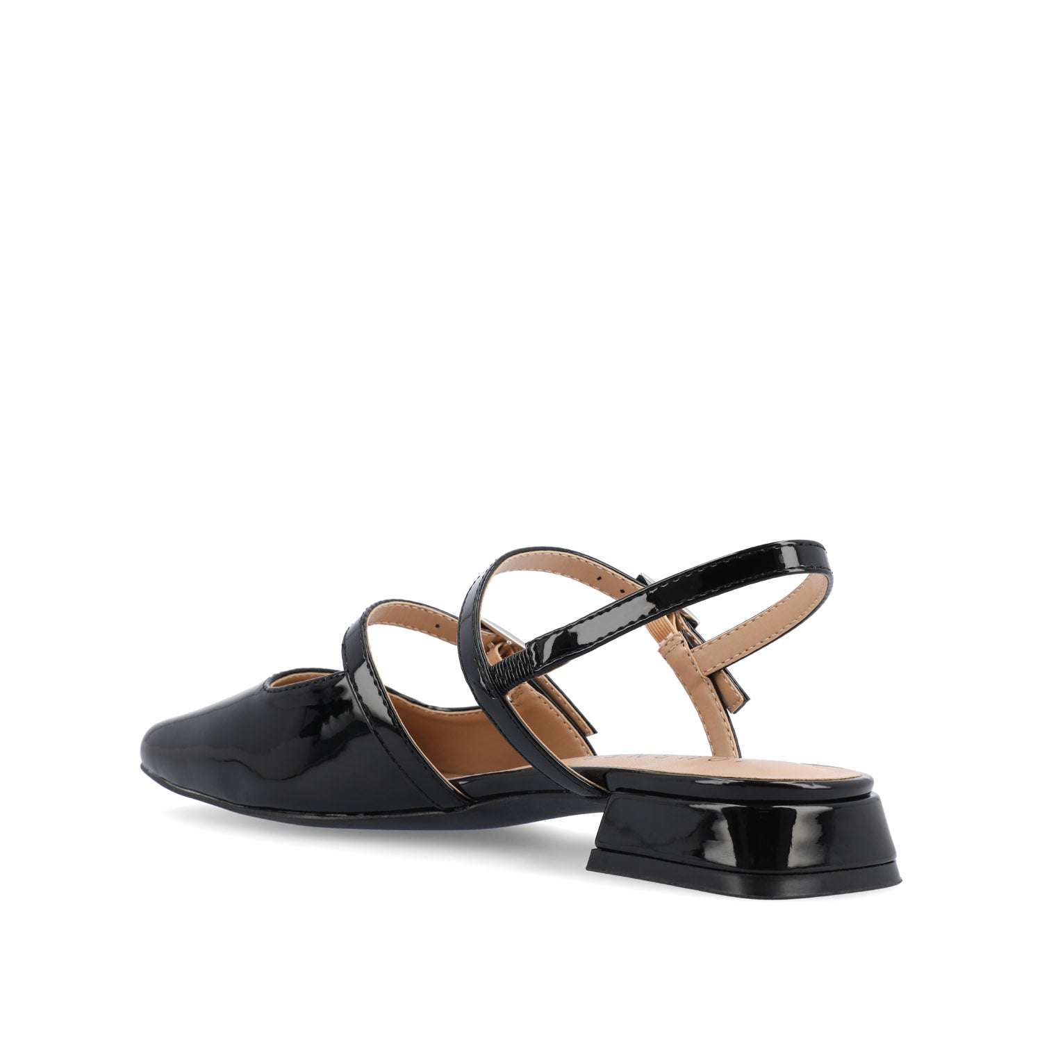 GRETCHENN HEELED FLATS IN PATENT