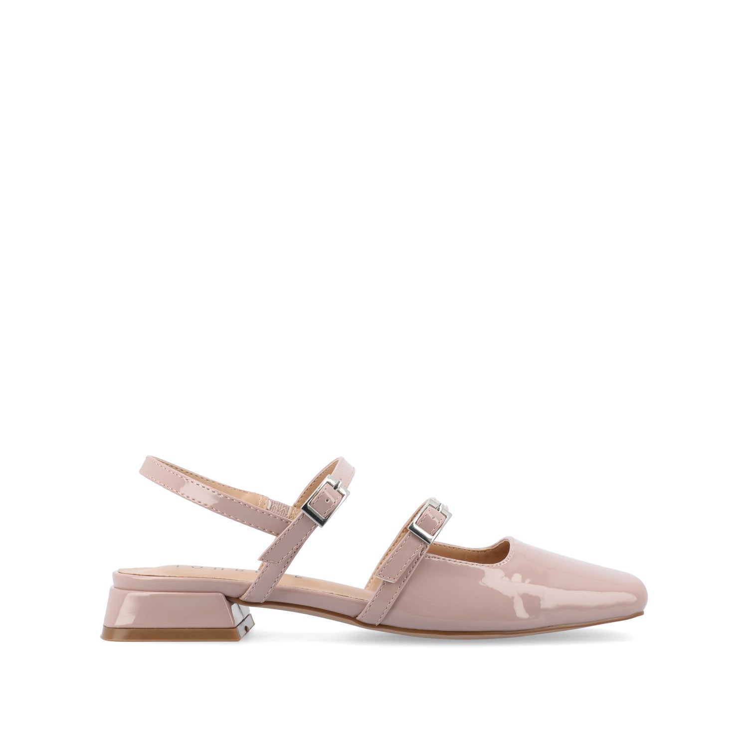 GRETCHENN HEELED FLATS IN PATENT