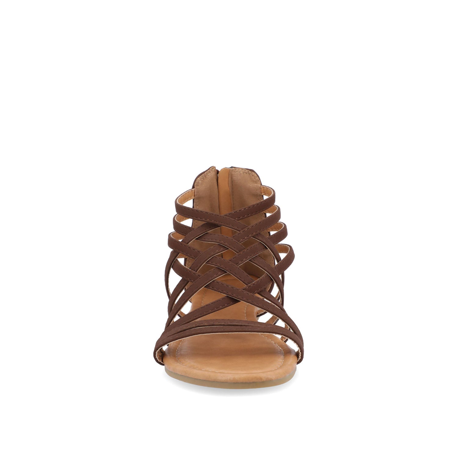 HANNI GLADIATOR SANDALS IN WIDE - Brown PU