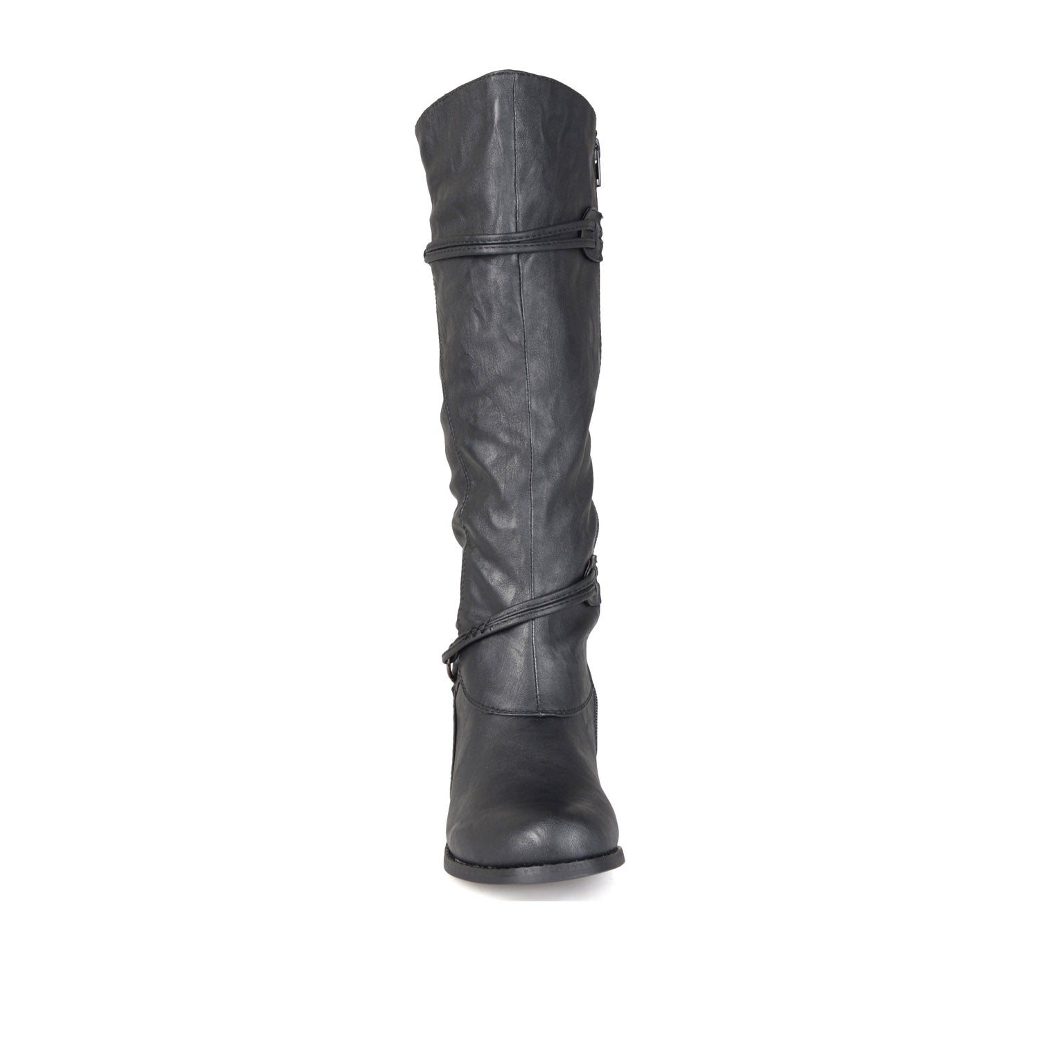 HARLEY RIDING BOOTS IN X-WIDE CALF - Black PU