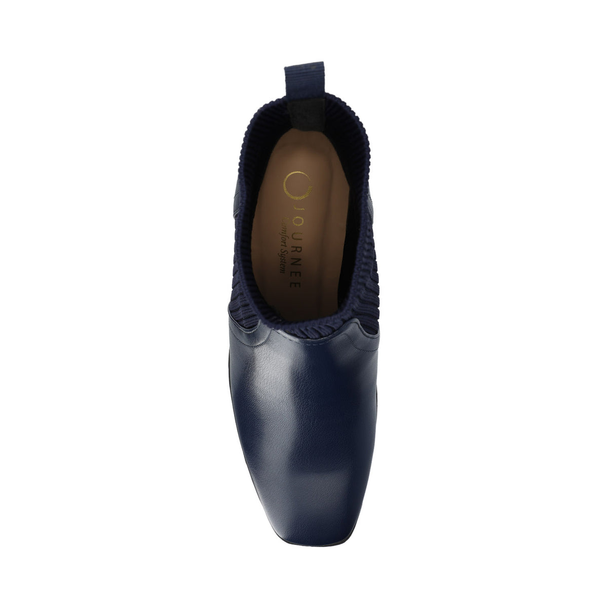 HARLOWE CHELSEA BOOTIES IN WIDE - Navy