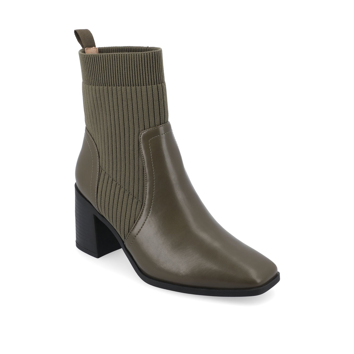 HARLOWE CHELSEA BOOTIES IN VEGAN LEATHER - Green