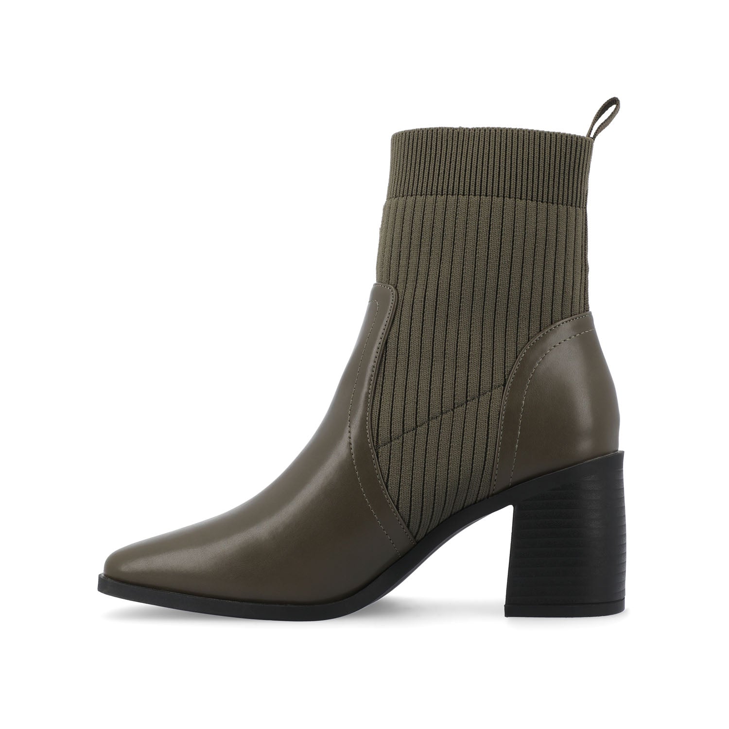 HARLOWE CHELSEA BOOTIES IN VEGAN LEATHER - Green