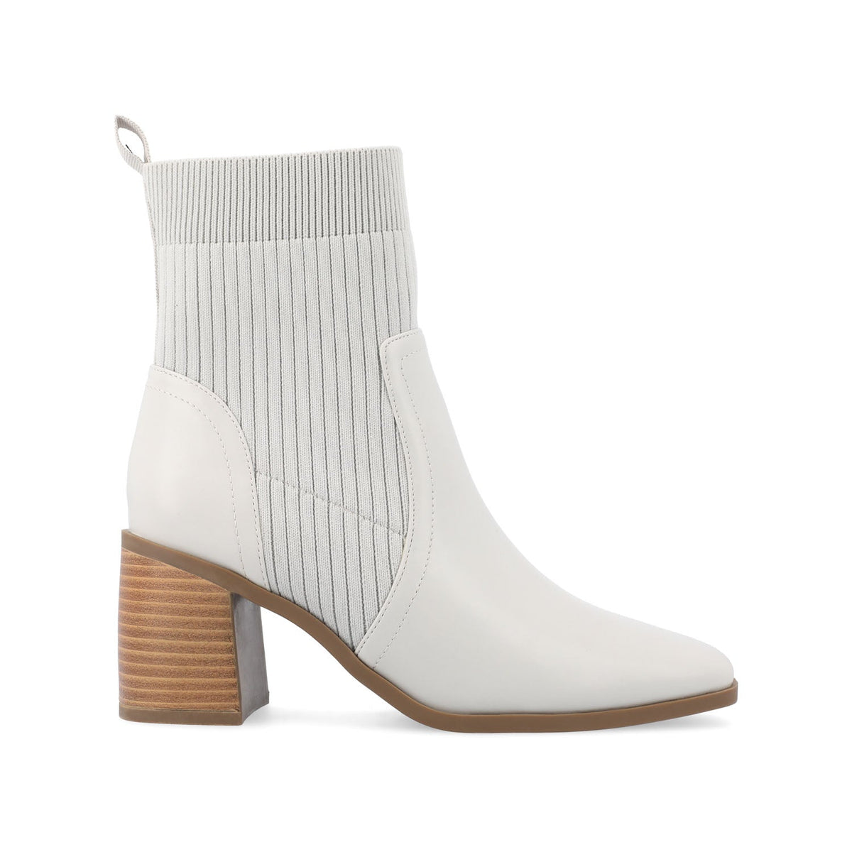 Vero Cuoio x Barneys White Leather Bootie SWEETHEART LEATHER BOOTIE – Dingo1969 main image 2