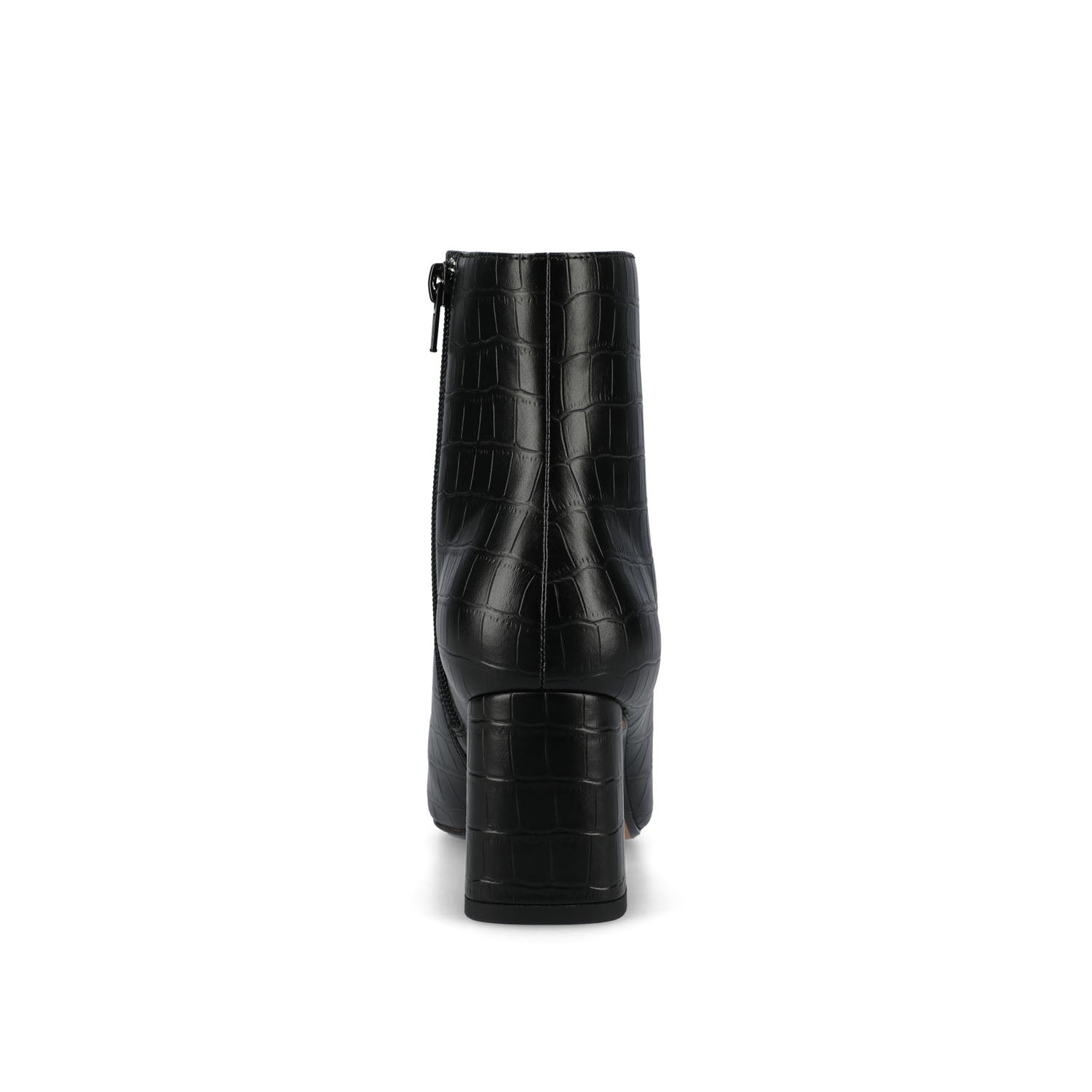 HAYLINN SQUARE TOE BOOTIES IN VEGAN LEATHER