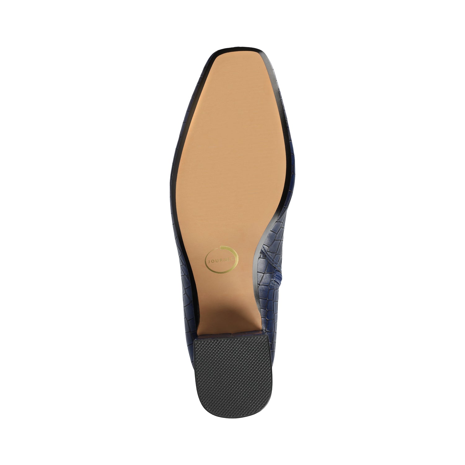 HAYLINN SQUARE TOE BOOTIES - Blue Croco