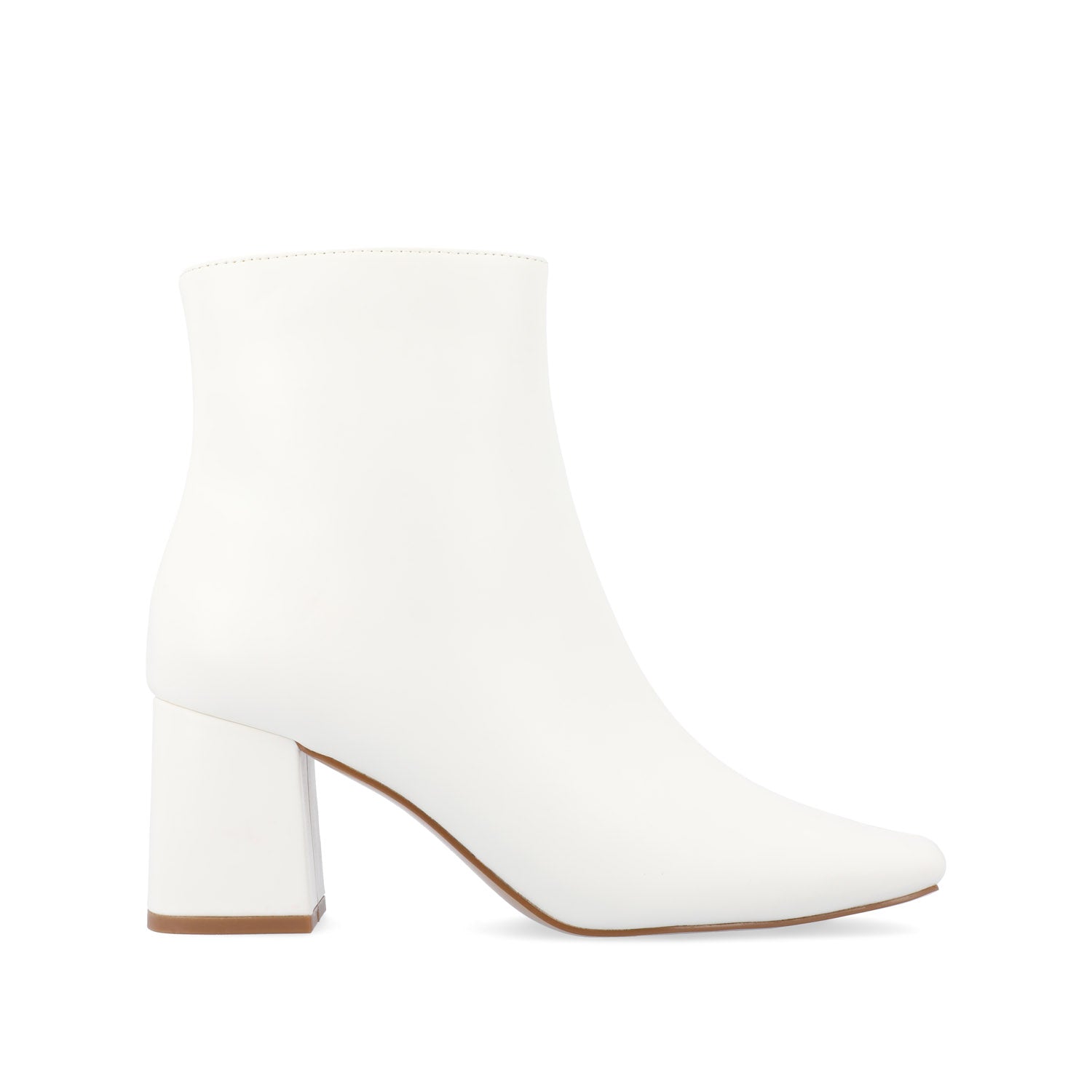 HAYLINN VEGAN LEATHER BOOTIES IN WIDE
