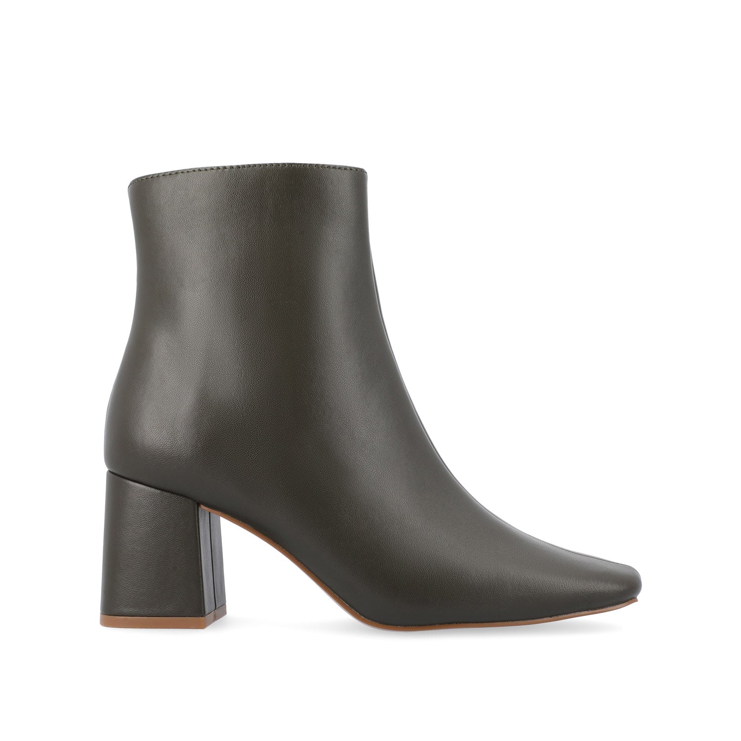 HAYLINN VEGAN LEATHER BOOTIES IN WIDE