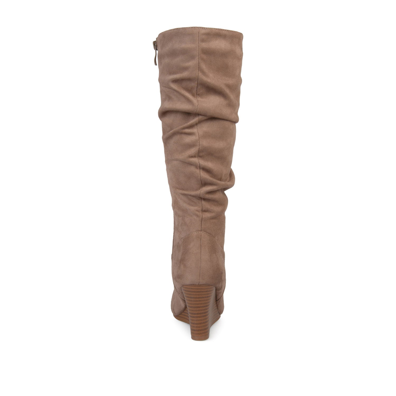 HAZE KNEE HIGH BOOTS IN FAUX SUEDE - Taupe
