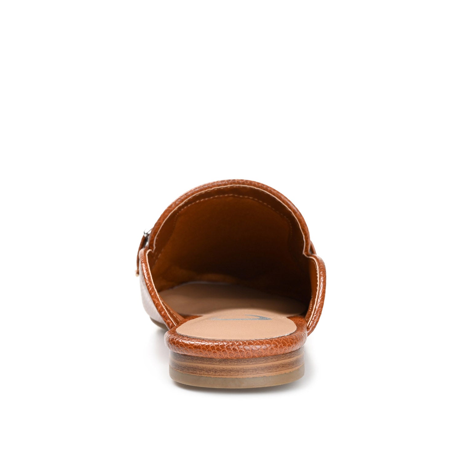 HAZINA MULED LOAFER FLATS IN LIZARD - Tan Lizard