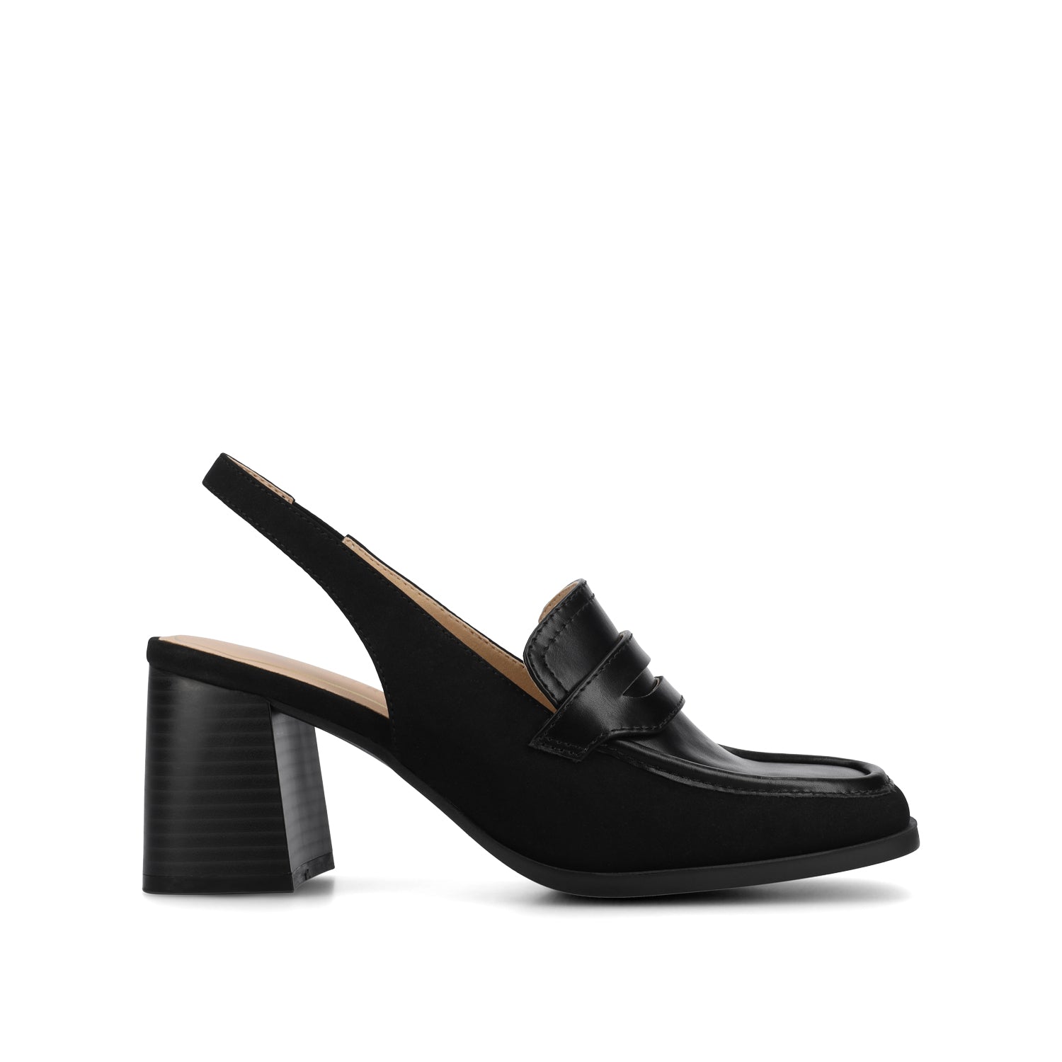 HENRIKA MOC TOE PUMPS - Black