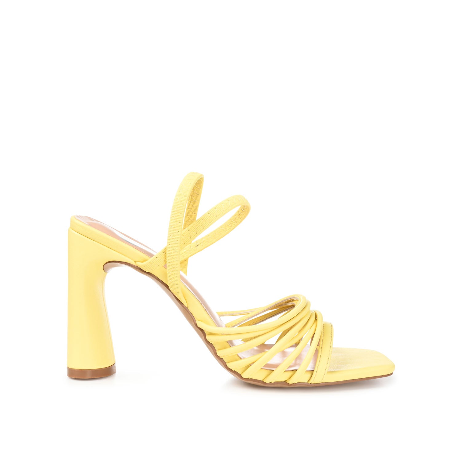 HERA STRAPPY HEELS IN VEGAN LEATHER