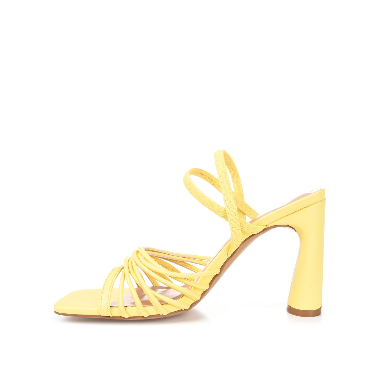 HERA STRAPPY HEELS IN VEGAN LEATHER