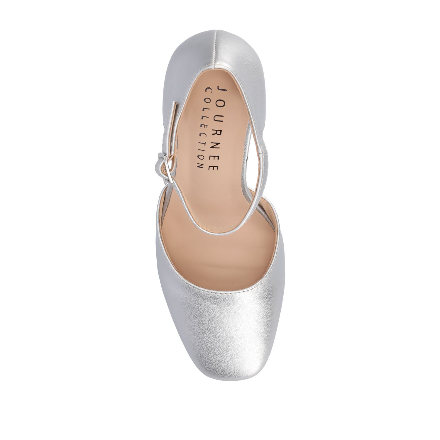 HESSTER PUMP HEELS IN VEGAN LEATHER - Silver PU