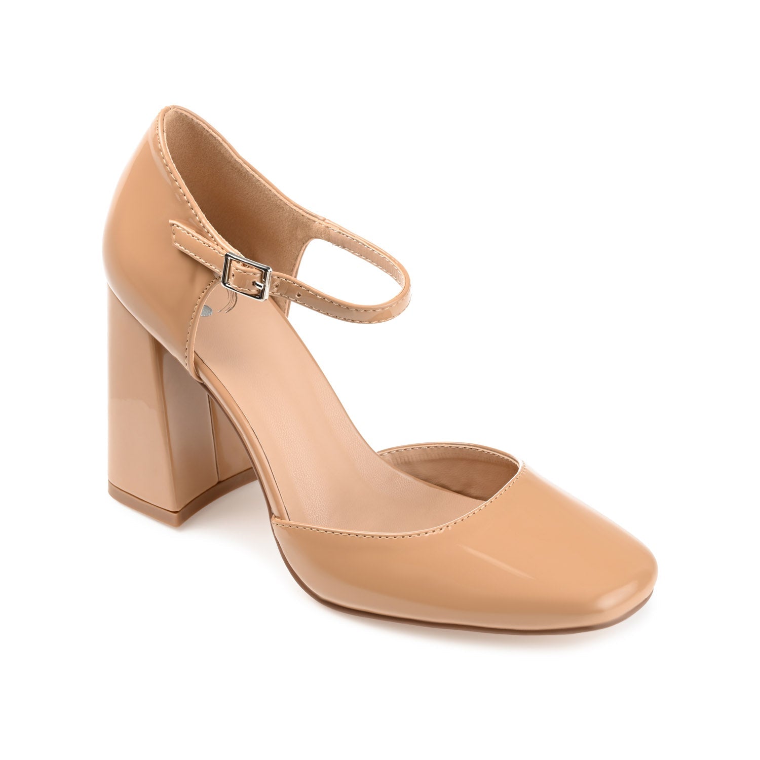 HESSTER D'ORSAY PUMP HEELS IN PATENT - Tan