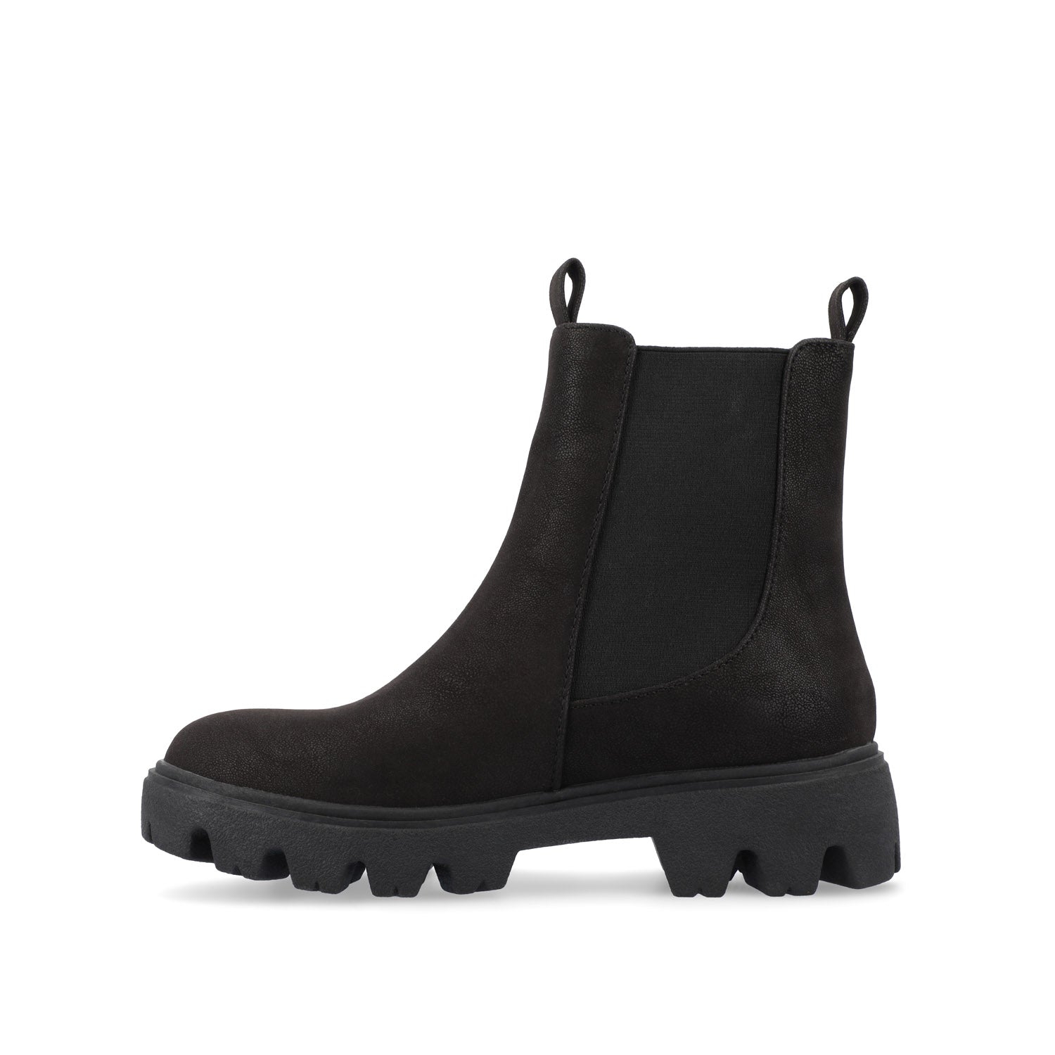 IVETTE CHELSEA BOOTIES IN VEGAN LEATHER - Black