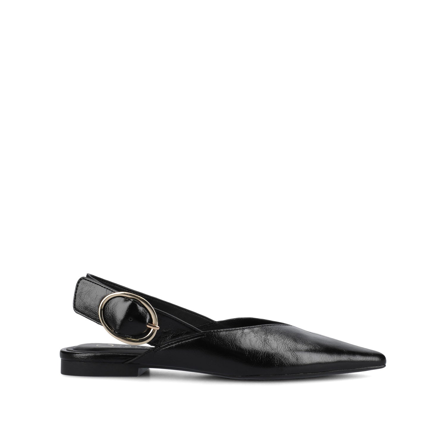 JACQUELINE SLING BACK FLATS - Black