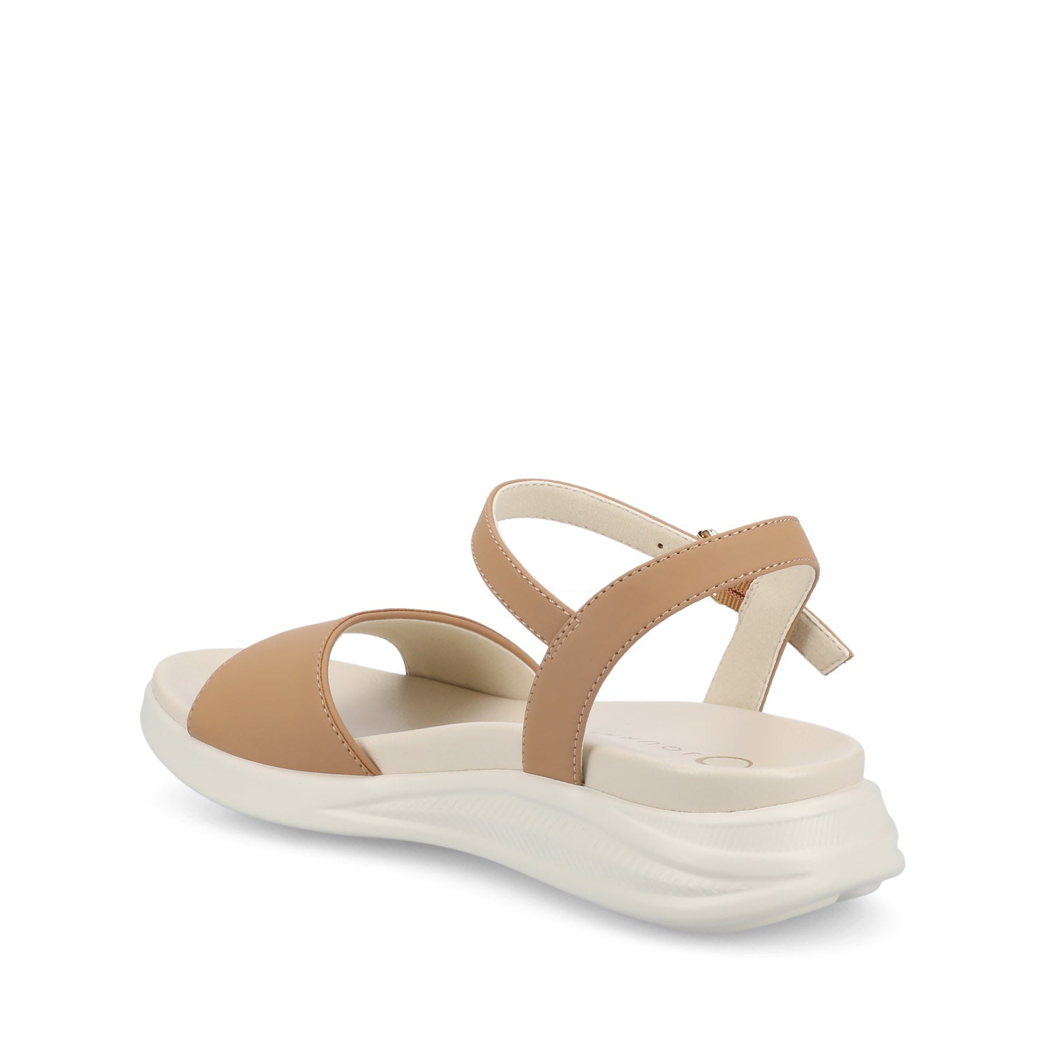 JAYLEE BUCKLE SANDALS IN VEGAN LEATHER - Sand PU