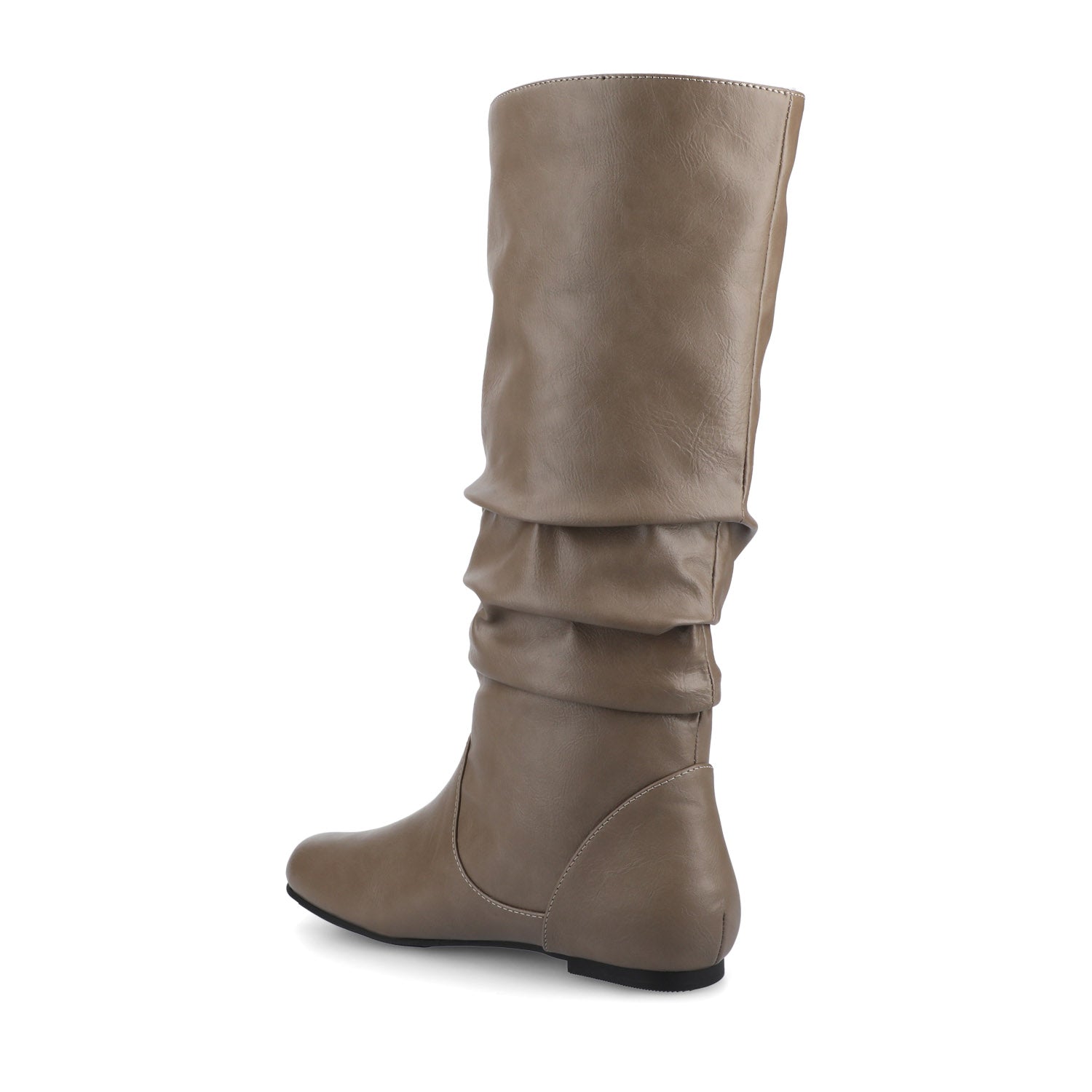 JAYNE KNEE HIGH BOOTS IN WIDE CALF - Taupe