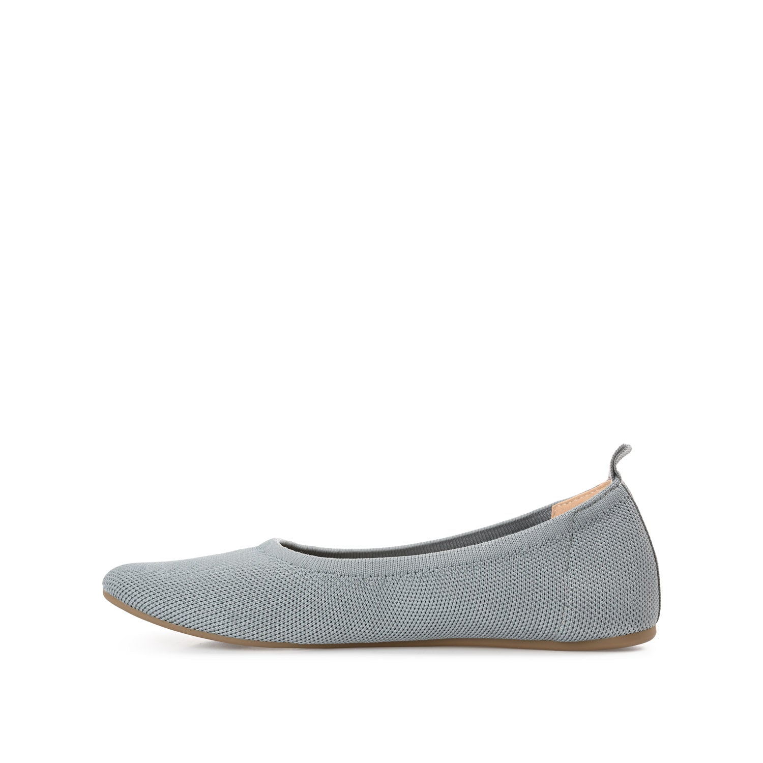 JERSIE BALLET FLATS IN KNIT FABRIC - Grey