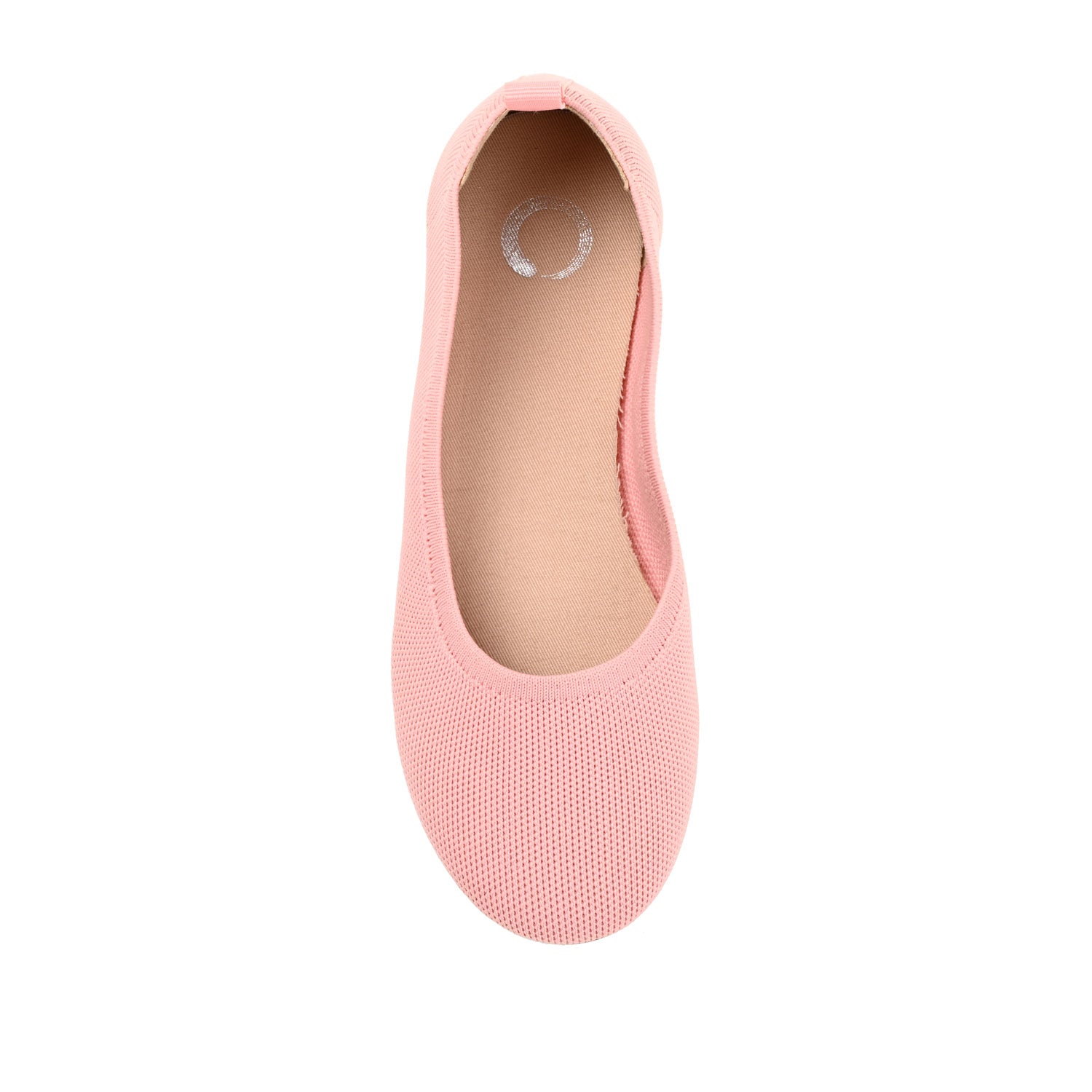 BALLET FLAT IN FABRIC (WIDE) - Pink