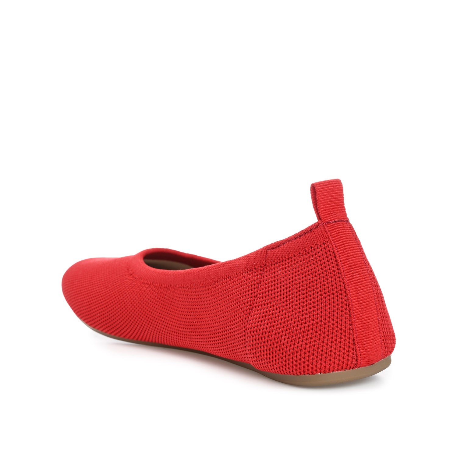 BALLET FLAT IN FABRIC - Red